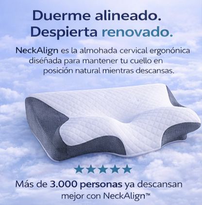 NeckAlign – Almohada Cervical Ergonómica
