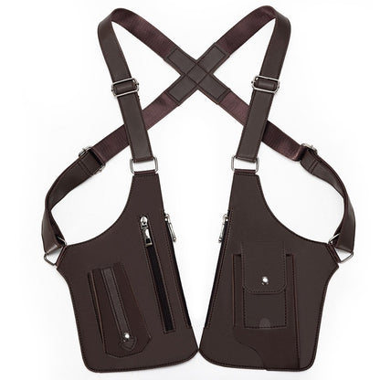 NeckAlign - Cartera Antirrobo de Cuero para Hombre